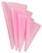 Beunyow 4 Taglie Sac a Poche in Silicone, Sacchetti a Poche Riutilizzabili per Beccucci, Ugelli Russi, Pasticceria Utensili Kit, Dolci Torte Cupcake (25CM/30CM/35CM/40CM, Rosa)