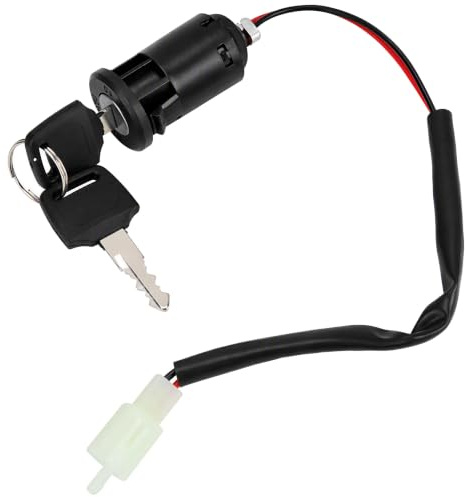 Keenso 2 pezzi Blocco accensione e set chiavi per scooter elettrico per bici triciclo