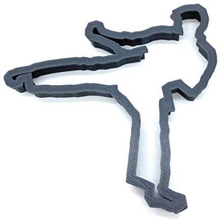 Martial Arts Cookie Cutter 03 Fondant Cake Decorating (4 inches)