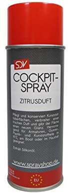 SDV Chemie Cockpitspray Zitrusduft 6X 400ml Cockpit Pflege Reiniger Auto Car
