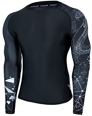 HUGE SPORTS Rashguard Animal Sauvage Protection Solaire Séchage Rapide Compression Maillot de Bain, L