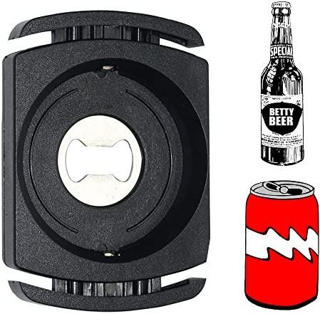 db11 Manual Two-in-One Can Opener for 8-19 Oz Beverage Cans, Black