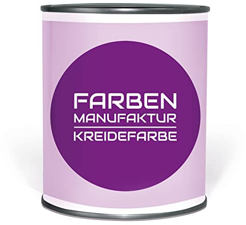 Farben Manufaktur Kreidefarbe Shabby Chic Holz Vintage Chalk Holzfarbe Möbelfarbe RAL 0,1L 0,75L, Farbe: ca. RAL 3011 Braunrot, Größe: 0,75L