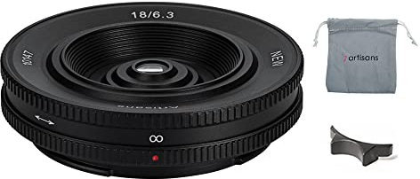 7artisans 18mm F6.3 II APS-C Frame Manual Focus Standard Prime Lens Pancake Lens for Nikon Z Mount Camera