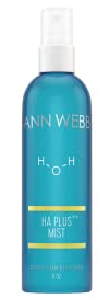 Ann Webb HA Plus Mist - Facial Mist, Hydrating & Nourishing Spray for calming skin, moisturizing, setting makeup, refreshes & hydrates face - Non-greasy, Soothing Skin Spritzer. 6oz