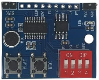 Sprachaufzeichnungs Modul, CHR05M DC 3,3-5 V Music Recording Module, 195s Musik Sound Voice Recorder Music Board Modul für DIY Spieluhr Grußkarte Kreatives Muttertag