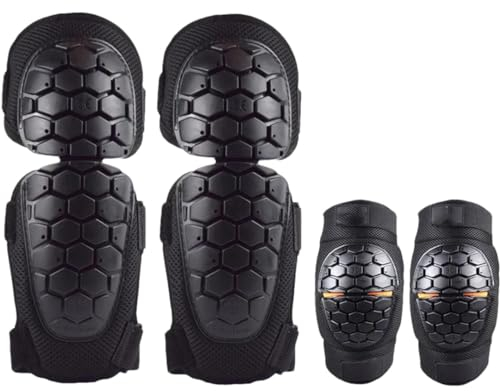 Motorrad-Schutz-Knieschoner, Ellenbogenschutz, Motocross-Rennschutz, MTB-Unterstützung, Moto One, 4 Stück