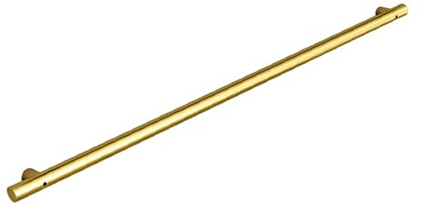 Main Courante pour Escalier Intérieur Main Courante D'escalier Noire Rambarde de Sécurité avec Tuyau en Acier Galvanisé Industriel Rampe d'escalier pour Jardin Corridor Loft (100CM,Gold)
