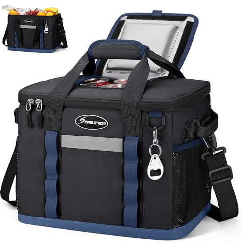 Maelstrom Bolsa térmica Suave, Enfriador Plegable de Lados Suaves, Enfriador de Playa para 55 latas, hielera, Enfriador Grande a Prueba de Fugas, Enfriador portátil de Viaje para Compras de