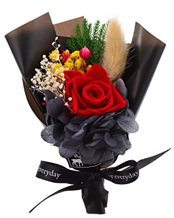 Ciieeo Ewige Blume Geschenkbox Trockenblumenstrauß Haltefrische Rosen Für Valentinstag Hochzeit Geburtstage Unvergängliches Geschenk Für Ihre Liebsten