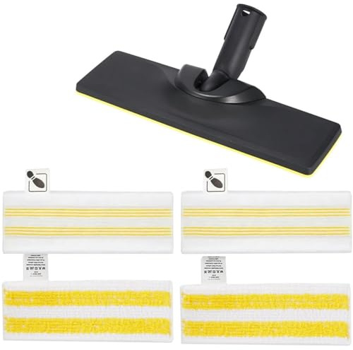 AVAENZO 5 Stück Bodendüsenset Zubehör für Kärcher Dampfreiniger Easyfix SC2 SC3 SC4 SC5, 1 Bodendüse 4 Mikrofaser Bodentücher Ersatzteile