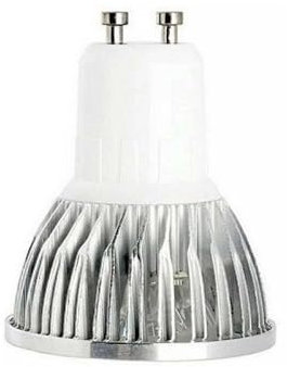 Fengyan Bulbi Domestici, Confezione da 10 lampadine LED COB Spotlight AC85-265V 9W GU5.3/GU10/E27/E14/B22 lampade a luce rossa/verde/blu/gialla(Blu,GU10)