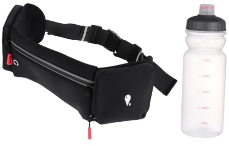 TOYANDONA Wasserflaschentasche Wasserabweisend Hüfttasche Sporttasche Trainingshüfttasche Mit Reißverschluss Großes Fassungsvermögen Leicht Für Outdoor Fitness Reisen