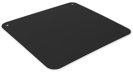 Paluplus Pedana Salva Pavimento per Camino in Acciao di color Nero, Misura 60x70 cm, Piastra Resistente al Calore, Parascintille per Protezione Pavimento, per Stufe e Camini, Made in Italy -1217F -6,9