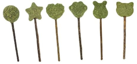 Lurrose 10 Stück Teiliges Katzenminze Essbaren Catnip Sticks und Lutschern Interaktives Katzenspielzeug für Kätzchen zur Zahnreinigung und Verdauungsförderung Leichte Natürliche