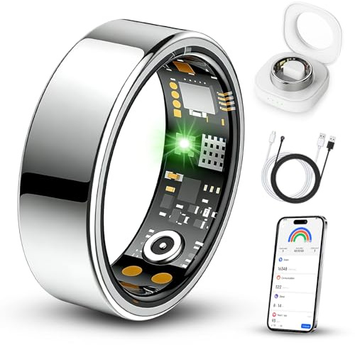 Benio Anillo inteligente Gen4, actualizado en 2026, anillo de salud inteligente para mujeres y hombres, rastreador de fitness con frecuencia cardíaca, oxígeno en sangre, monitoreo del sueño, conteo de