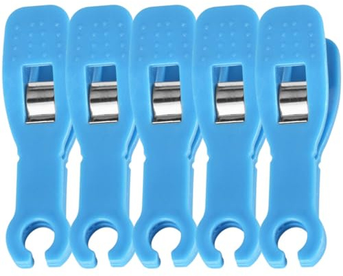 VALICLUD Pinzas para Piercing de Oreja, Clips de Fijación para Perforación en Salón Casa, Pack de 5 Unidades