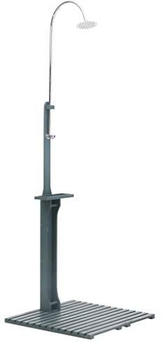 Lumanois Gartendusche Holz Anthrazit,6.65kg,48208