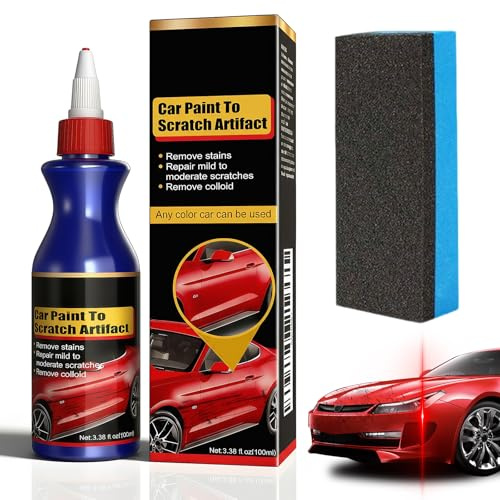 2026 Nuevo Quita Arañazos Coche Efectivo y Pulimento Coche para Restaurar Pintura, Reparador de Arañazos Coches Profundos y Superficiales, Reparador Rayones Auto, Car Scratch Remover （A）