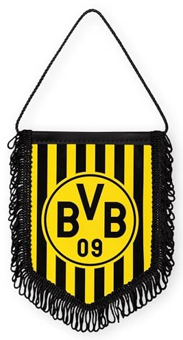 Borussia Dortmund Schildwimpel / Auto Wimpel / Banner / Autowimpel / Autobanner BVB 09 - plus gratis Aufkleber forever Dortmund