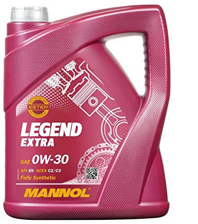 MANNOL 1 x 5 Liter, Legend Extra 0W-30 MB 229.51 Motoröl