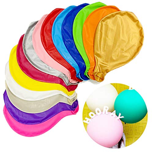 KATELUO Jätteuppblåsbar ballong, 15 stycken stor flerfärgad ballong, 100 cm, latex 39 tum ballong för festival, bröllop, födelsedag, dop, baby dusch, festdekoration