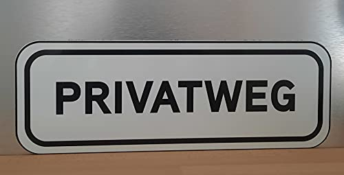 Schön und Wieder Hinweisschilder | Einfahrtschilder | Warnschilder | Verschiedene Designs | Aus ALU-Verbund Privatweg