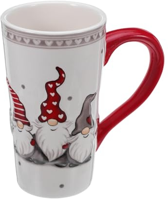 Cabilock GroßE Keramik Kaffeetasse Mit Weihnachtsmann Motiv HitzebestäNdige Weihnachtsbecher FüR Kaffee Tee Zuhause Und BüRo
