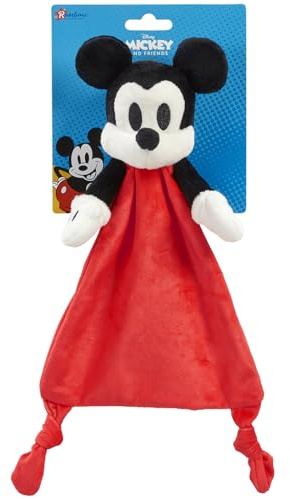 Rainbow Designs Offizielle Disney Baby Mickey Mouse & Friends – Super weiche & sichere Mickey Mouse Schmusetuch für Neugeborene Babys – Neugeborenes Disney Spielzeug