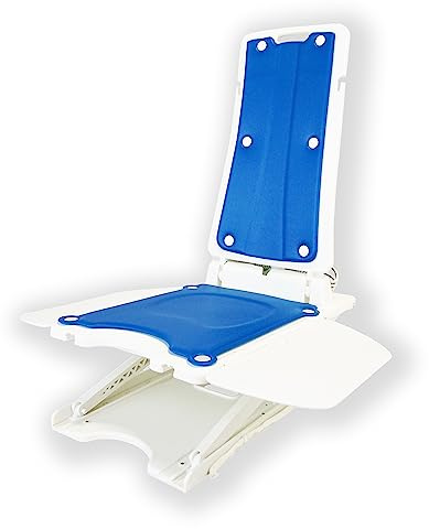 Bridge Bath Lift - Electric Powered Whisper Quiet Adaptive Medical Bathroom Shower Chair and Bathtub Bathing Bench Aid for Seniors, Elderly