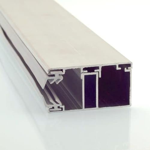 Löffert® Randprofil Alu/Alu | 2000 mm | Aluminium-Profile & Zubehör für 16mm Stegplatten Polycarbonat HKP