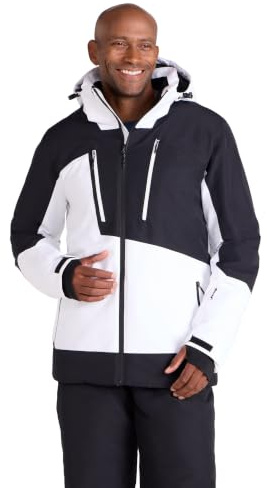 Mountain Warehouse Supernova Mens Padded Ski Jacket | Warm & Breathable Coat with Snowskirt, Thermal Tested -30°C, Many Zipped Pockets for Storage, For Winter, Snowboarding