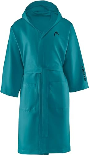 SWEET HOME HEAD Active - Bademantel Damen Flauschig und Bademantel Herren Mikrofaser