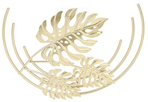 Otufan Schlafzimmer Wanddeko aus Eisen, Nordische Eingangswand, Wandbehang, Heimeinrichtung, Goldene Wand Deko, Wanddeko Metall Für Schlafzimmer Und Wohnzimmer(A)