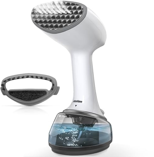 Rolipo Handheld Steamer for Clothes 1200W, Clothes Steamer with Large 360ml Water Tank, Fast Wrinkle Remover Portable Garment Steamer, Ideal for Home, Office, Travel, White