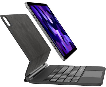 Belkin Pro iPad Keyboard Case with Magnetic Stand,Backlit Bluetooth Keyboard,Multi-gesture Controls,Apple Pencil Storage,Leather case, QWERTY, Multimedia Keys for iPad Air M2 11, 10.9, iPad Pro 11