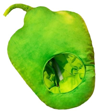 VICASKY Cosplay Hut Grün Paprika Headdress Lustige Party Mütze Für Karneval Fotografie Rollenspiel Und Tanzaufführungen