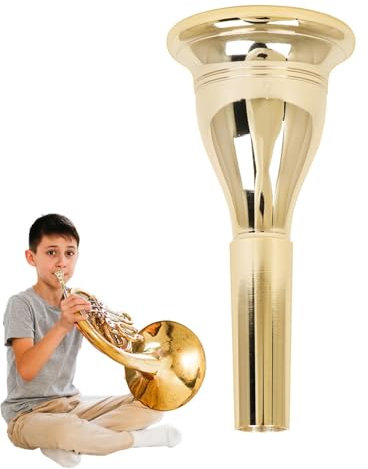 Posaunenmundstück 7C, Messing-Tuba-Mundstück, Musik-Performance-Mundstück, Schaftmundstück 13,3 mm, 9,9 x 1,85 Zoll, Messing-Mundstück für Tuba, Posaunenmundstück für