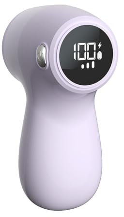 Anti-Pilling Shaver,Electric Lint Remover,3 Speeds Remove Plush, Fabric Shaver With Effective 6-Leaf Blades, Adjustable 3 Speed Bobble Fuzz Remover f Rechargeable Debobbler with LED Digital Display