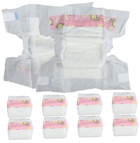 Milisten 12piezas Pañal para Vestir Muñecas Accesorio De Juguete Reutilizable para Simulación y Casa De Muñecas para