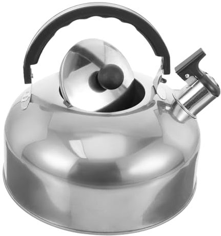 VALICLUD Hervidor De Agua Para Estufa De Acero Inoxidable Silbato Práctico Para Cocina Diaria Resistente Al Desgaste y Fácil De Usar