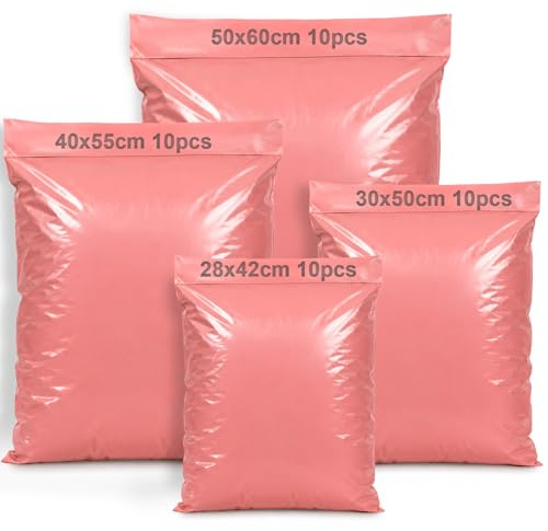 XRXYMQ 40 Piezas Bolsas Envío Vinted, Set de 4 Tamaños para Ropa