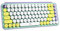 Logitech POP Keys Tastiera Meccanica Wireless con Tasti Emoji Personalizzabili, Layout Internazionale QWERTY - Daydream