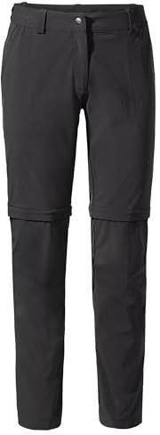 VAUDE Wanderhose Damen Farley Stretch Zip-Off Hose II, Wasserabweisende Zip-Off Trekkinghose, Bequeme Stretch-Wanderhose – strapazierfähig & schnelltrocknend