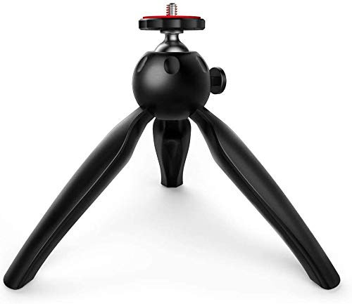 Mini Trípode, Trípode Ligero Portátil AKIYO con Rótula de Bola Giratoria de Metal de 360 ° para Cámara, Proyector, DSLR, DVR, Cámara Web