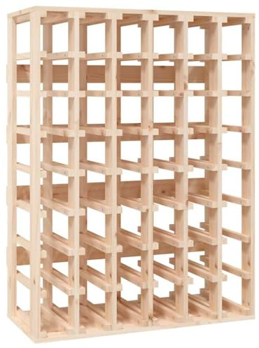 vidaXL Casier à vin 70x33x94 cm Bois de pin Massif