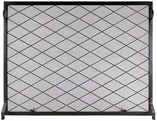 Kaminschirme Minuteman, Flacher Kaminschirm, 127 x 91,4 cm, Kaminschirm, Flache Kaminschirme, dekorativ