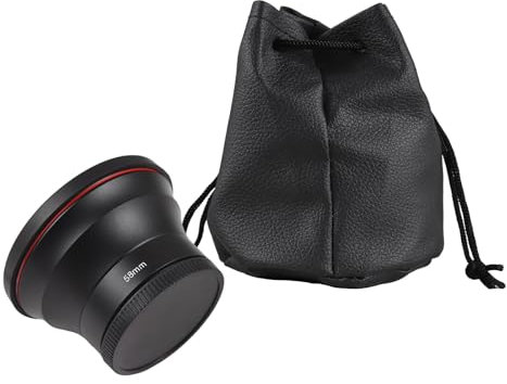 HD Wide Angle Lens Kit for 70D/77D/80D/1100D/700D, for Rebel T7/T7i, T6i/T6s/T6 Detachable Macro Lens 58mm Thread Mount Wide Angle Macro Lens