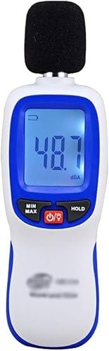 Dezibelmessgerät/Schalldruckpegelmesser (SPL)/Pegelmesser LED-Großanzeige Geräuschmessgerät Hochpräzises Dezibel-Schallpegelmessgerät Geräuschmessgerät Geräuschdetektor mit LCD-Hintergrundbeleuchtung