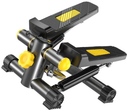Toyvian Fitness Stepper mit Schwenkbaren Trittbrettern aus Edelstahl und Kunststoff für Effektives Bein Bauchtraining Zuhause